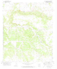Mesa Parada NW Arizona Historical topographic map, 1:24000 scale, 7.5 X 7.5 Minute, Year 1971