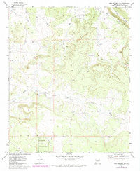 Mesa Redonda NW Arizona Historical topographic map, 1:24000 scale, 7.5 X 7.5 Minute, Year 1971