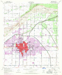 Mesa Arizona Historical topographic map, 1:24000 scale, 7.5 X 7.5 Minute, Year 1952
