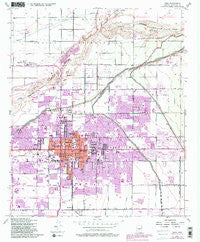 Mesa Arizona Historical topographic map, 1:24000 scale, 7.5 X 7.5 Minute, Year 1952