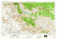 Mesa Arizona Historical topographic map, 1:250000 scale, 1 X 2 Degree, Year 1964