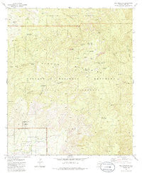 Mica Mountain Arizona Historical topographic map, 1:24000 scale, 7.5 X 7.5 Minute, Year 1981