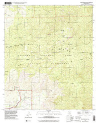 Mica Mountain Arizona Historical topographic map, 1:24000 scale, 7.5 X 7.5 Minute, Year 1996