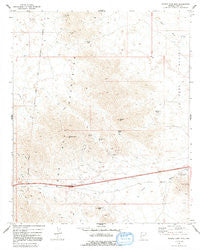 Middle Camp Mtn. Arizona Historical topographic map, 1:24000 scale, 7.5 X 7.5 Minute, Year 1971