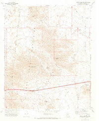Middle Camp Mtn. Arizona Historical topographic map, 1:24000 scale, 7.5 X 7.5 Minute, Year 1971