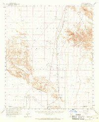 Midway Arizona Historical topographic map, 1:62500 scale, 15 X 15 Minute, Year 1958