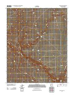 Miller Tank Arizona Historical topographic map, 1:24000 scale, 7.5 X 7.5 Minute, Year 2011