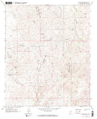 Mineral Mtn Arizona Historical topographic map, 1:24000 scale, 7.5 X 7.5 Minute, Year 1964
