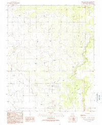 Molly Ann Draw Arizona Historical topographic map, 1:24000 scale, 7.5 X 7.5 Minute, Year 1989