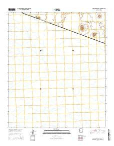 Monument Bluff Arizona Current topographic map, 1:24000 scale, 7.5 X 7.5 Minute, Year 2014