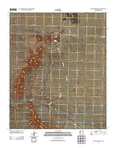 Moon Mountain SE Arizona Historical topographic map, 1:24000 scale, 7.5 X 7.5 Minute, Year 2011