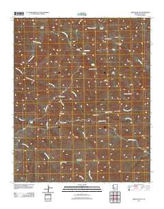 Morgan Butte Arizona Historical topographic map, 1:24000 scale, 7.5 X 7.5 Minute, Year 2011
