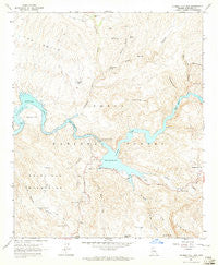 Mormon Flat Dam Arizona Historical topographic map, 1:24000 scale, 7.5 X 7.5 Minute, Year 1964