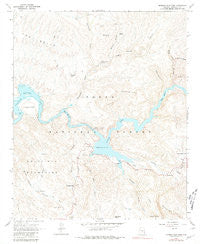 Mormon Flat Dam Arizona Historical topographic map, 1:24000 scale, 7.5 X 7.5 Minute, Year 1964