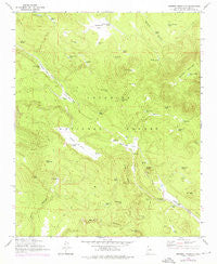 Mormon Mountain Arizona Historical topographic map, 1:24000 scale, 7.5 X 7.5 Minute, Year 1965