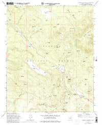 Mormon Mountain Arizona Historical topographic map, 1:24000 scale, 7.5 X 7.5 Minute, Year 1965