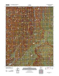 Mount Bangs Arizona Historical topographic map, 1:24000 scale, 7.5 X 7.5 Minute, Year 2011