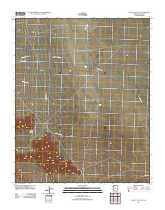 Mount Tipton SE Arizona Historical topographic map, 1:24000 scale, 7.5 X 7.5 Minute, Year 2011