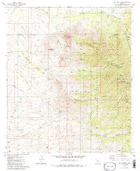 Mt. Hopkins Arizona Historical topographic map, 1:24000 scale, 7.5 X 7.5 Minute, Year 1981