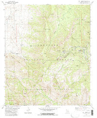 Mt. Lemmon Arizona Historical topographic map, 1:24000 scale, 7.5 X 7.5 Minute, Year 1981