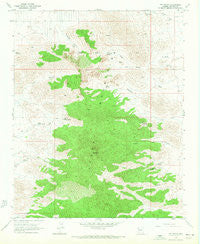 Mt. Tipton Arizona Historical topographic map, 1:24000 scale, 7.5 X 7.5 Minute, Year 1968