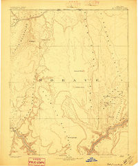 Mt. Trumbull Arizona Historical topographic map, 1:250000 scale, 1 X 1 Degree, Year 1892