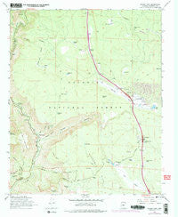 Munds Park Arizona Historical topographic map, 1:24000 scale, 7.5 X 7.5 Minute, Year 1965