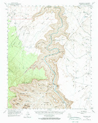 Nankoweap Arizona Historical topographic map, 1:62500 scale, 15 X 15 Minute, Year 1954