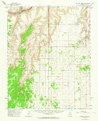 National Canyon Arizona Historical topographic map, 1:62500 scale, 15 X 15 Minute, Year 1962