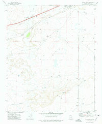 Navajo South Arizona Historical topographic map, 1:24000 scale, 7.5 X 7.5 Minute, Year 1972