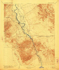 Needles California Historical topographic map, 1:125000 scale, 30 X 30 Minute, Year 1904