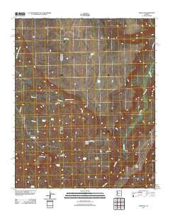 Negro Ed Arizona Historical topographic map, 1:24000 scale, 7.5 X 7.5 Minute, Year 2011