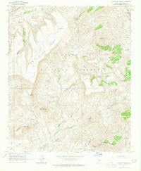 New River Mesa Arizona Historical topographic map, 1:24000 scale, 7.5 X 7.5 Minute, Year 1964
