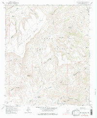 New River Mesa Arizona Historical topographic map, 1:24000 scale, 7.5 X 7.5 Minute, Year 1964