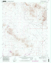 New River SE Arizona Historical topographic map, 1:24000 scale, 7.5 X 7.5 Minute, Year 1964