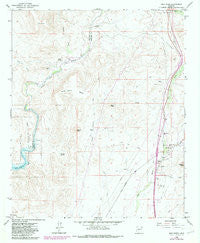 New River Arizona Historical topographic map, 1:24000 scale, 7.5 X 7.5 Minute, Year 1964