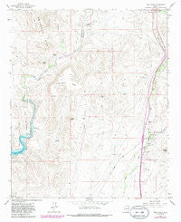 New River Arizona Historical topographic map, 1:24000 scale, 7.5 X 7.5 Minute, Year 1964