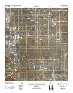 Nicksville Arizona Historical topographic map, 1:24000 scale, 7.5 X 7.5 Minute, Year 2012