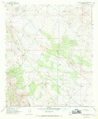 Ninetysix Hills NE Arizona Historical topographic map, 1:24000 scale, 7.5 X 7.5 Minute, Year 1966