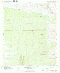 Ninetysix Hills NW Arizona Historical topographic map, 1:24000 scale, 7.5 X 7.5 Minute, Year 1966
