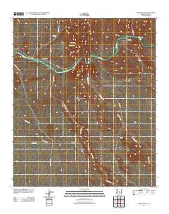North Butte Arizona Historical topographic map, 1:24000 scale, 7.5 X 7.5 Minute, Year 2011