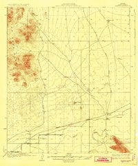 Norton Arizona Historical topographic map, 1:62500 scale, 15 X 15 Minute, Year 1929