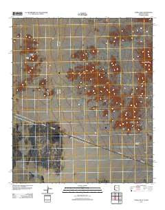 O'Neill Hills Arizona Historical topographic map, 1:24000 scale, 7.5 X 7.5 Minute, Year 2011