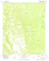 Oak Creek Ranch Arizona Historical topographic map, 1:24000 scale, 7.5 X 7.5 Minute, Year 1977