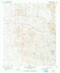 Oatman Arizona Historical topographic map, 1:24000 scale, 7.5 X 7.5 Minute, Year 1967