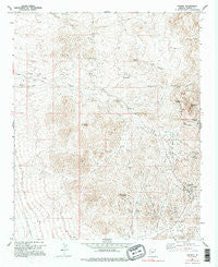 Oatman Arizona Historical topographic map, 1:24000 scale, 7.5 X 7.5 Minute, Year 1967