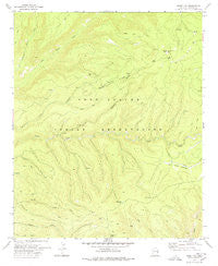 Odart Mtn Arizona Historical topographic map, 1:24000 scale, 7.5 X 7.5 Minute, Year 1978