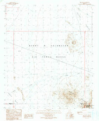 Okie Well Arizona Historical topographic map, 1:24000 scale, 7.5 X 7.5 Minute, Year 1990