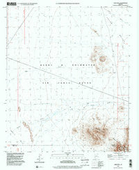 Okie Well Arizona Historical topographic map, 1:24000 scale, 7.5 X 7.5 Minute, Year 1996