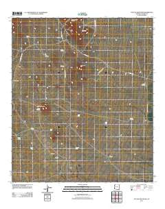 Outlaw Mountain Arizona Historical topographic map, 1:24000 scale, 7.5 X 7.5 Minute, Year 2011